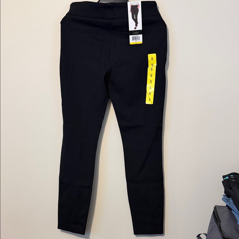 Dalia Black Slim-Fit Pants women’s size small NWT - Picture 3 of 9